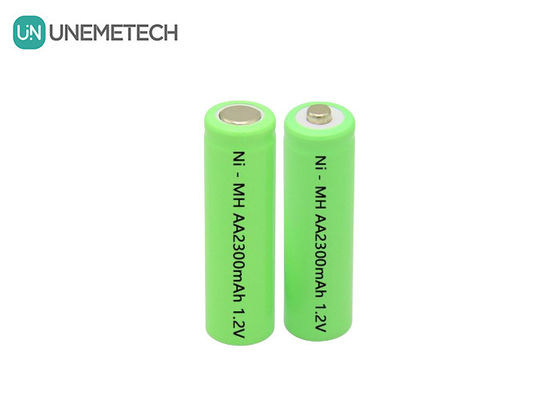 Kualitas  OEM ODM NiMH Batteries 1.2V AA 2300mAh Rechargeable Battery AA2300 For Wireless Microphone pabrik