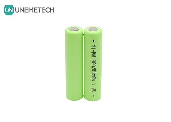 kualitas  UNEMETECH AAA Rechargeable Ni-MH Battery 1.2V 700mAh AAA700 For Electric Shaver pabrik