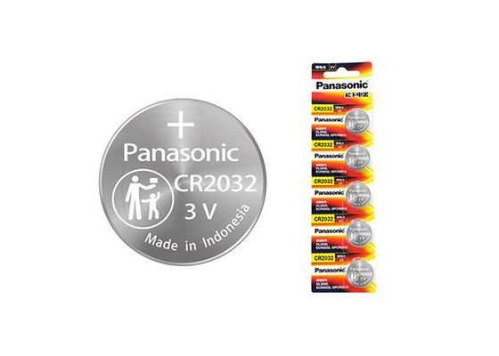 Kualitas  Car Key Battery Panasonic CR2032 3V 225mAh Button Cells for Vehicle Keys pabrik