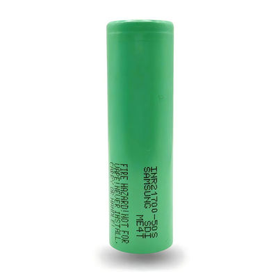 Kualitas  Samsung 50S 21700 Batteries 5000mAh 25A Battery 3.6V Lithium Ion Battery Cell INR21700-50S pabrik