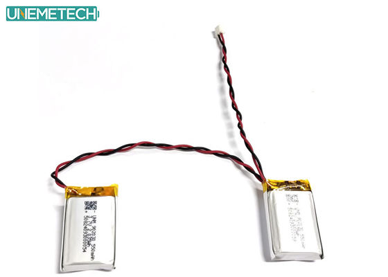Kualitas  2C Fast Charging Lipo Battery 902030 2P 3.7V 1100mAh Lithium Polymer Battery Pack pabrik