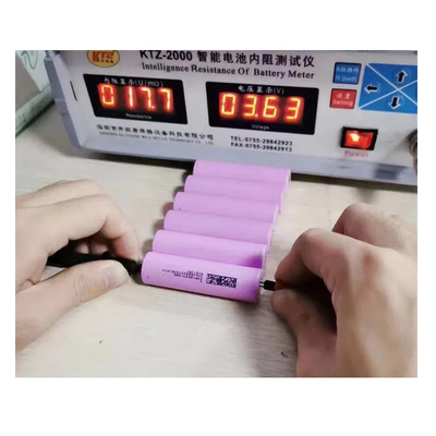 INR18650-26E 2600mAh 3C 1000 Siklus 3.65V Baterai lithium-ion 18650