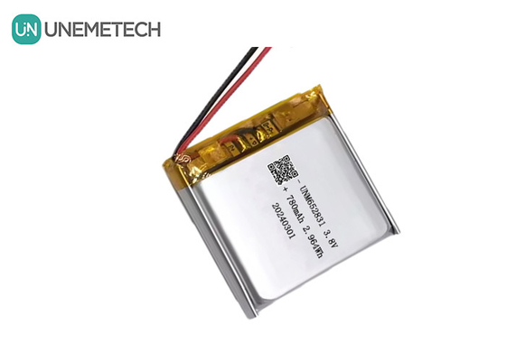 4.35V Baterai Li-ion Tegangan Tinggi 682531 780mAh 3.8V Baterai Perangkat Wearable CE Disetujui
