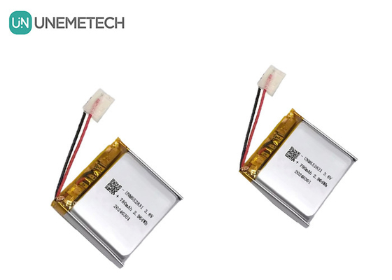 4.35V Baterai Li-ion Tegangan Tinggi 682531 780mAh 3.8V Baterai Perangkat Wearable CE Disetujui