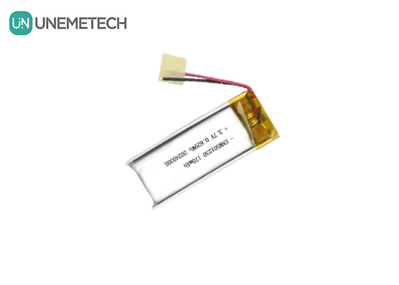 Baterai Lithium Polymer yang dapat diisi ulang 501230 3.7V 170mAh Baterai Li-polymer untuk headphone nirkabel