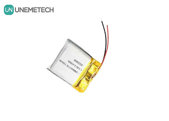 3.8V 441718 Baterai Litium Ion Polimer Tegangan Tinggi 110mAh untuk Gelang Medis