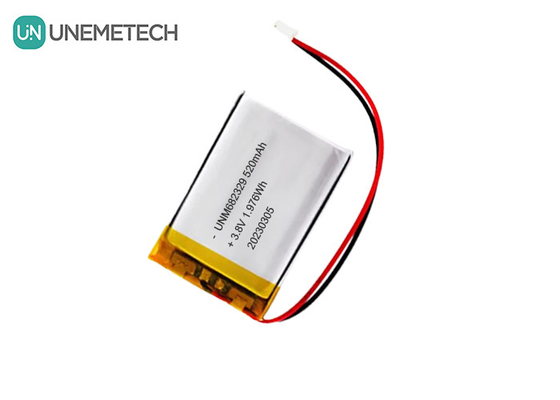 CE 4.35V Baterai Lithium Tegangan Tinggi 682329 520mAh 3.8V Baterai Li-ion isi ulang