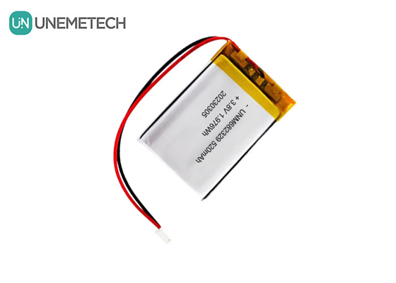 CE 4.35V Baterai Lithium Tegangan Tinggi 682329 520mAh 3.8V Baterai Li-ion isi ulang