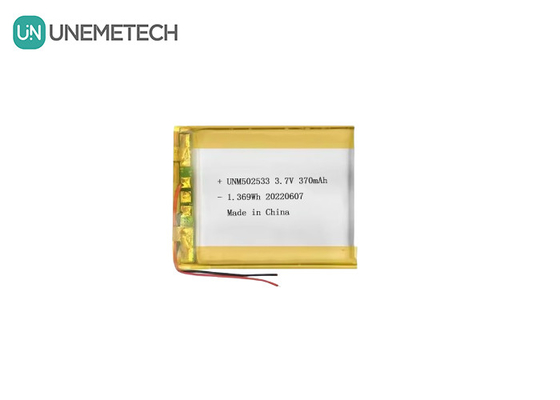 Baterai Li-ion Polimer 502533 3.7V 370mAh Baterai Li-polimer isi ulang untuk Jam Telepon
