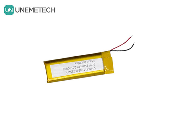 3.7V 250mAh Baterai Li-polimer 411645 / LiPo Baterai isi ulang Paket untuk Mesin POS