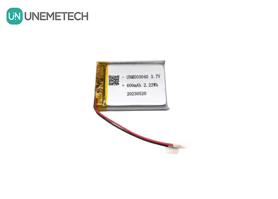 Lithium ion baterai isi ulang 503040 3.7V Lipo baterai 600mAh dengan papan perlindungan untuk sistem alarm