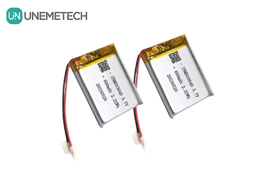 Lithium ion baterai isi ulang 503040 3.7V Lipo baterai 600mAh dengan papan perlindungan untuk sistem alarm