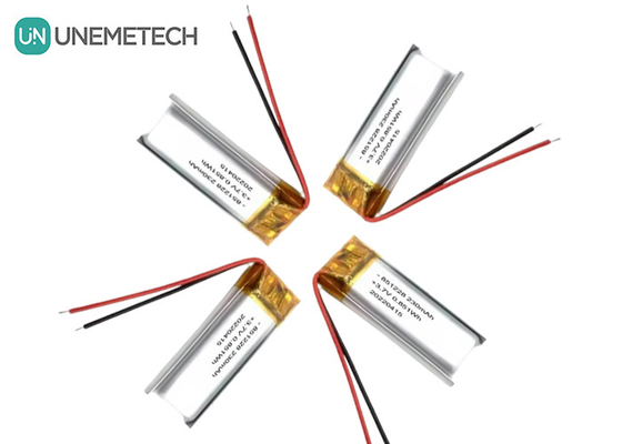 UNEMETECH 230mAh LiPo Baterai 3.7V Lithium Polymer Baterai 851228 untuk Remote Control Pen