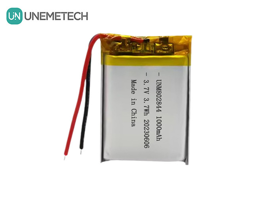 3.7V Baterai Li-ion isi ulang 1000mAh 802844 Baterai Li-polimer untuk peralatan rumah tangga kecil