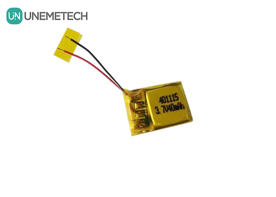 UNEMETECH 401115 Baterai Lithium Polimer Isi Ulang / 3.7V 40mAh Baterai Earphone