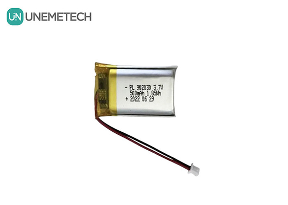 3.7V 500mAh Lithium Polymer Rechargeable Battery 902030 untuk Perangkat Wearable