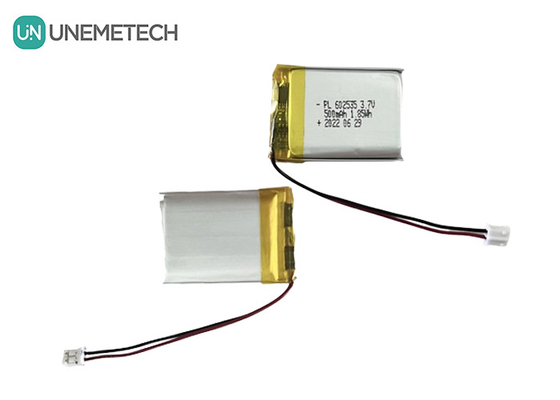 Hidup Siklus Panjang 3.7V 500mAh Baterai Li Polymer Isi Ulang 602535 untuk Produk Digital
