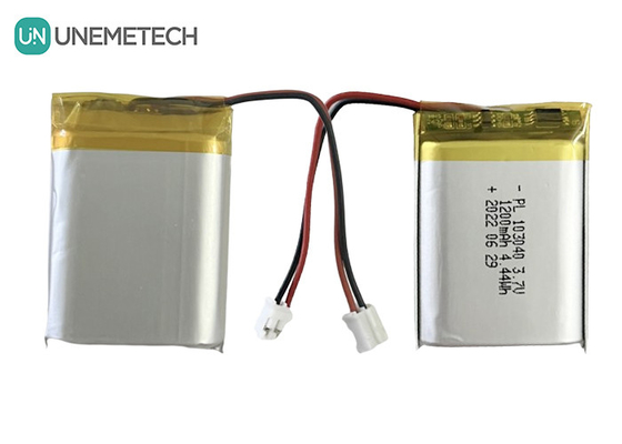 Baterai Li-ion Polimer 3.7V 1200mAh untuk Elektronik Konsumen 103040
