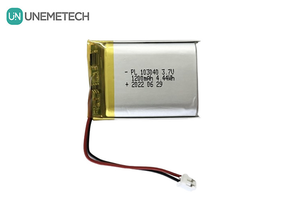 Baterai Li-ion Polimer 3.7V 1200mAh untuk Elektronik Konsumen 103040