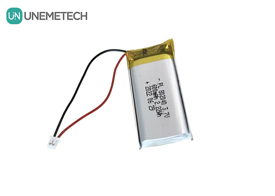 3.7V 600mAh Baterai Li Polymer isi ulang 802040 untuk Produk Elektronik