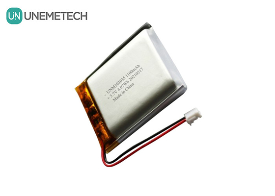 1100mAh 3.7V Baterai LiPO yang dapat diisi ulang 103035 Li Po Battery Pack Untuk MP3 Audio Recorder