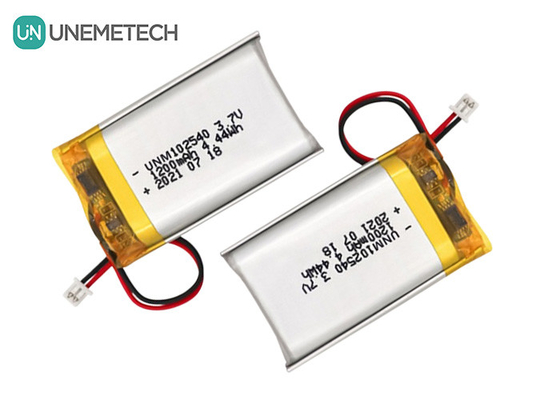 Baterai Lithium Polymer 102540 3.7V 1200mAh Baterai Li-Po untuk Peralatan Kecantikan