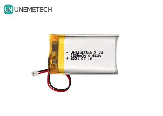 Baterai Lithium Polymer 102540 3.7V 1200mAh Baterai Li-Po untuk Peralatan Kecantikan
