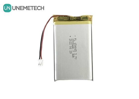 2000mAh 3.7V baterai lithium polimer isi ulang 654065 untuk mainan elektronik