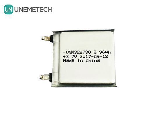 Baterai Lithium Polimer Terisi Ulang / 3.7V 260mAh 322730 Baterai Li-Po