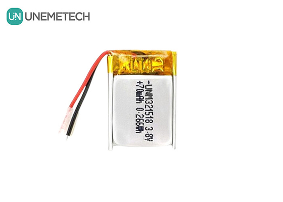 3.8V Baterai Li Ion Tegangan Tinggi Baterai Lipo Ultra Kecil 4,35V 70mAh 321518 Untuk Pelacak GPS