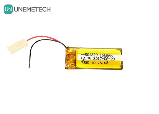 Lithium Polymer Li-Ion Battery 3.7V 150mAh 501229 untuk Bagian Peralatan Elektronik