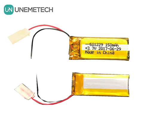 Lithium Polymer Li-Ion Battery 3.7V 150mAh 501229 untuk Bagian Peralatan Elektronik