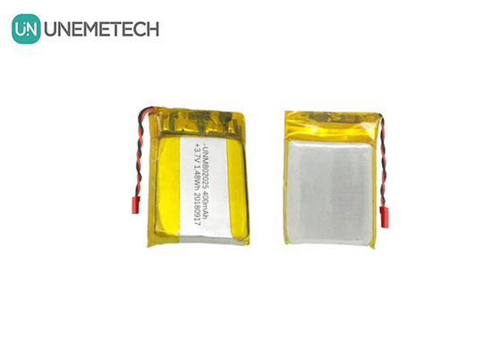 802025 Lithium Polymer Battery 3.7V 400mAh Baterai LiPO isi ulang untuk GPS Tracker