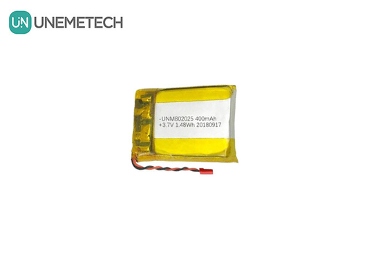 802025 Lithium Polymer Battery 3.7V 400mAh Baterai LiPO isi ulang untuk GPS Tracker