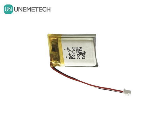 3.7V 150mAh Baterai Lipo isi ulang 502025 Lithium Polymer Ion Baterai Untuk Jam Pintar