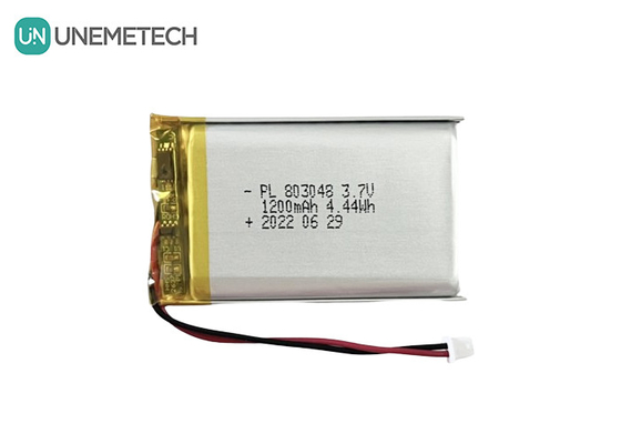 3.7V 1200mAh Polymer Lithium Ion Battery 803048 Li Ion Polymer Battery Untuk Instrumen Kosmetik