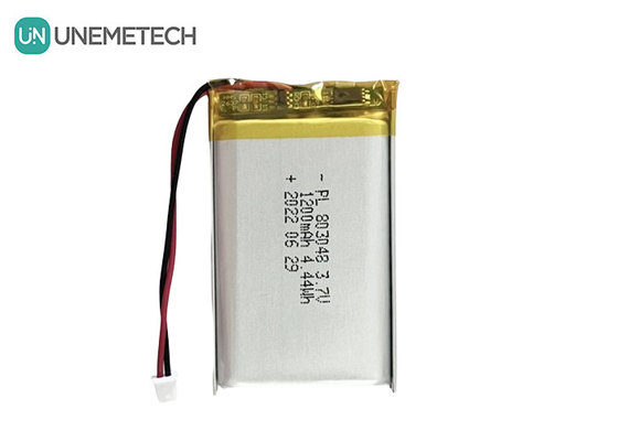 3.7V 1200mAh Polymer Lithium Ion Battery 803048 Li Ion Polymer Battery Untuk Instrumen Kosmetik