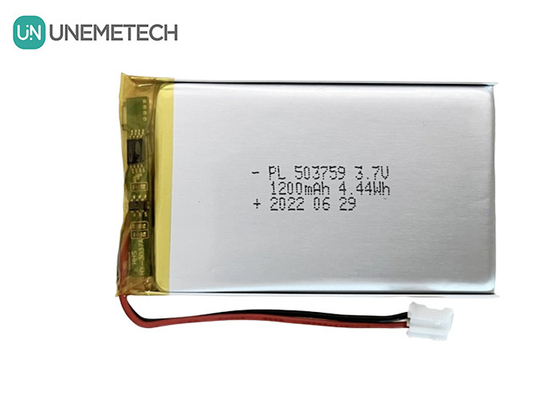 Baterai Li Polymer yang dapat diisi ulang 3.7V 1200mAh 503759 Baterai Poli Lithium untuk Advisement Player
