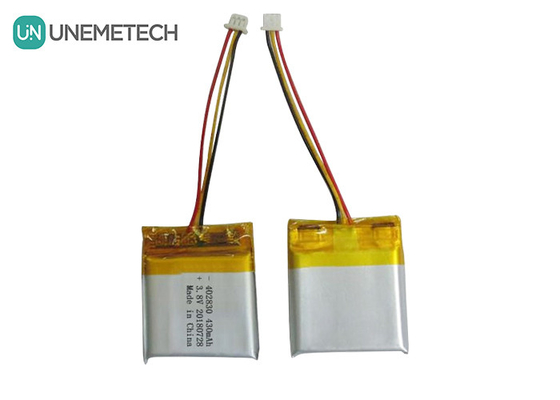 Baterai Li-Polymer Tegangan Tinggi 402830 3.8V 430mAh HV Baterai LiPo Untuk Perangkat Medis