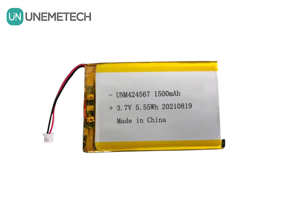 424567 Baterai Li-po terisi ulang 3.7V 1500mah Baterai Lipo Untuk Auto-ID Smart Card Reader