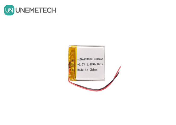 403032 4.2V Baterai Lithium Ion Polymer Custom 3.7 V 400mAh Baterai Li Ion Polymer Untuk Produk Elektronik