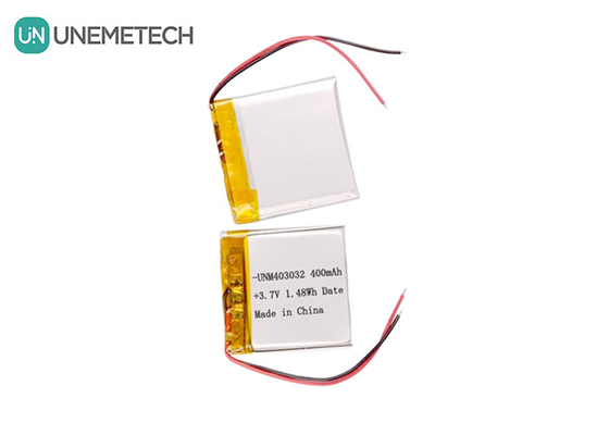 403032 4.2V Baterai Lithium Ion Polymer Custom 3.7 V 400mAh Baterai Li Ion Polymer Untuk Produk Elektronik