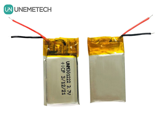 Headset nirkabel baterai Li Poly terisi ulang 3.7V 60mah Baterai Li-polimer kecil 301222