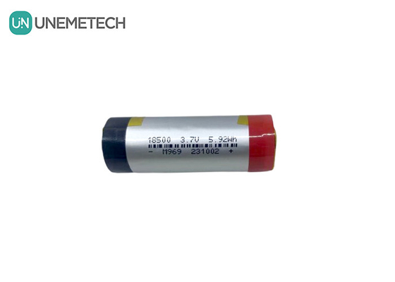 3A Baterai LiPo Silinder 3.7V 1600mAh 18500 Baterai Lithium Polymer Untuk Elektronik Konsumen