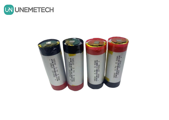 3A Baterai LiPo Silinder 3.7V 1600mAh 18500 Baterai Lithium Polymer Untuk Elektronik Konsumen