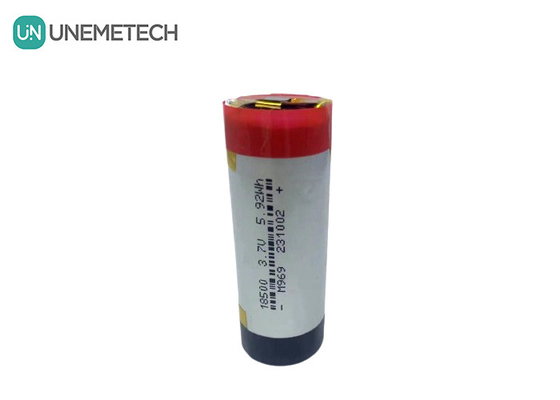 3A Baterai LiPo Silinder 3.7V 1600mAh 18500 Baterai Lithium Polymer Untuk Elektronik Konsumen