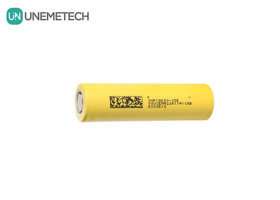 INR18650-35E 3500mAh 18650 Baterai 10A 3.7V Sel Ion Litium Silinder Untuk Sistem Penyimpanan Energi