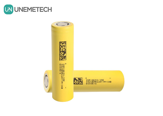 INR18650-35E 3500mAh 18650 Baterai 10A 3.7V Sel Ion Litium Silinder Untuk Sistem Penyimpanan Energi