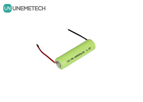 Umur Siklus Panjang NiMH AA 1.2V 600mAh Baterai isi ulang AA600 Untuk Mainan