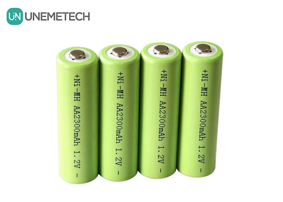 OEM ODM NiMH Baterai 1.2V AA 2300mAh Baterai isi ulang AA2300 Untuk Mikrofon Wireless